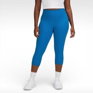 Lululemon Swift Speed HR Crop 21" Poolside Blue - Size 16 - Luxtreme Like New
